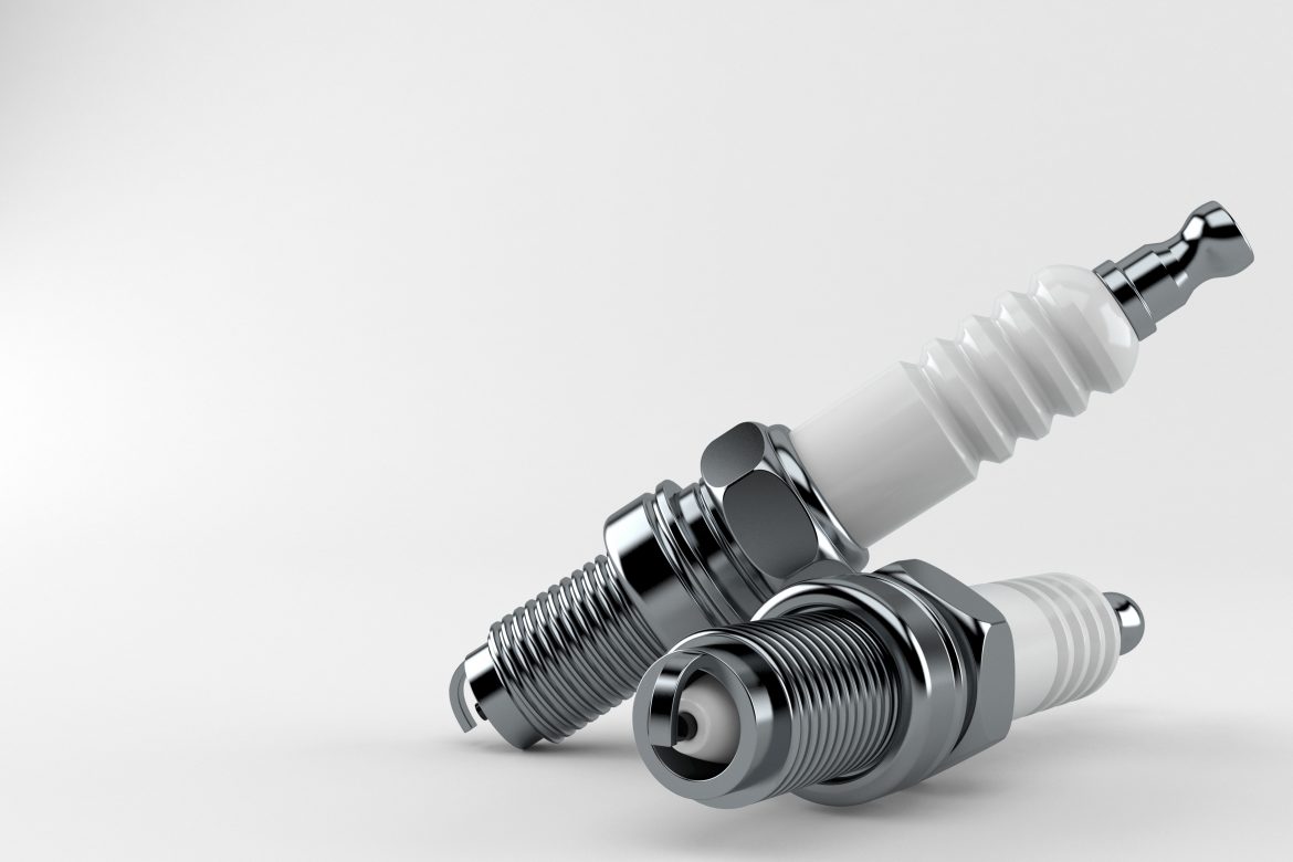 Deux bougies d'allumage